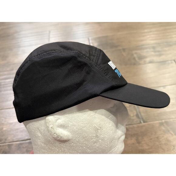 IRONMAN Triathlon 70.3 Santa Cruz 2022 Black Finisher Cap OSFM 5-Panel Hat NWT - Picture 4 of 8